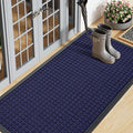 Smiry Front Door Mat Outside Entrance, Heavy Duty Natural Rubber Doormat by Smiry