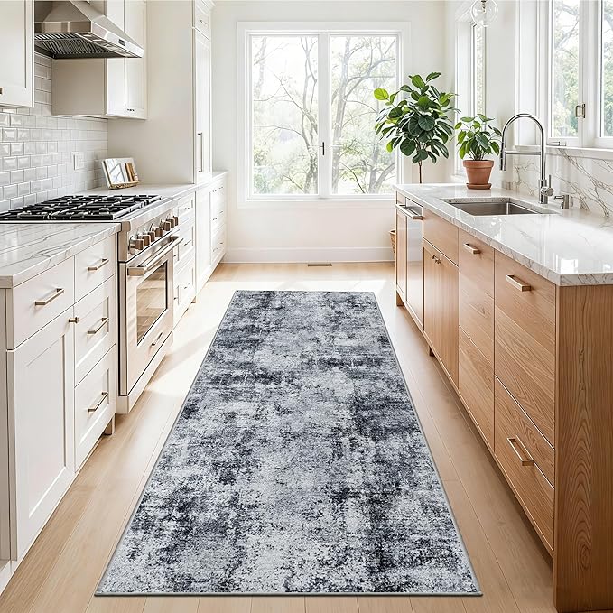 Hallway Runner Rug 2x8 Washable: Entryway Runners Rugs Non Slip Easy-to-Clean - Image 2