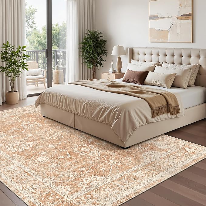 Madane 5x7 Area Rugs for Living Room, Washable Vintage Rug - Image 2