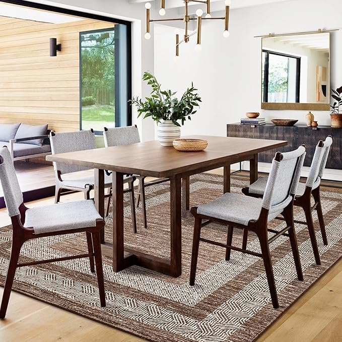GarveeHome Extra Large Area Rug 10x13 Modern Geometric Rug - Image 8