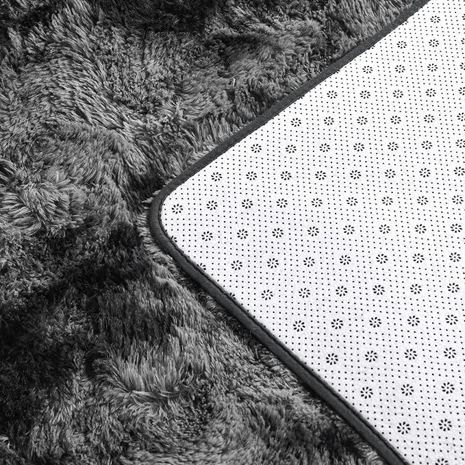 Deerhoo Large Shag Area Rugs 8 x 10, Tie-Dyed Plush Fuzzy Rugs - Image 6