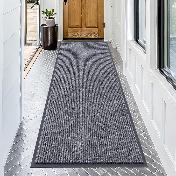 OLANLY Front Door Mat Indoor Outdoor Entrance, Waterproof Heavy Duty Doormat by OLANLY
