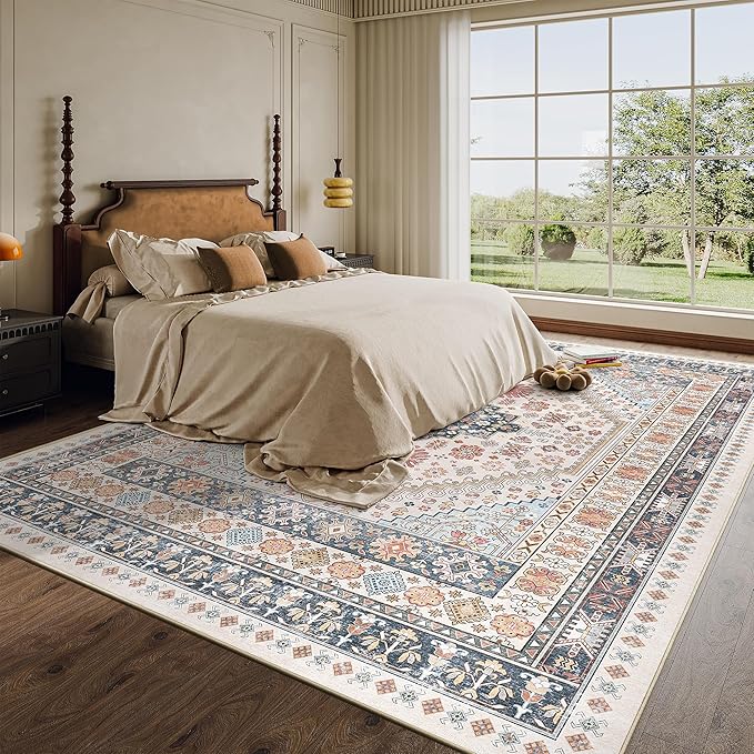 zesthome 8x10 Area Rugs for Living Room, Non-Slip Backing Washable Rugs - Image 9