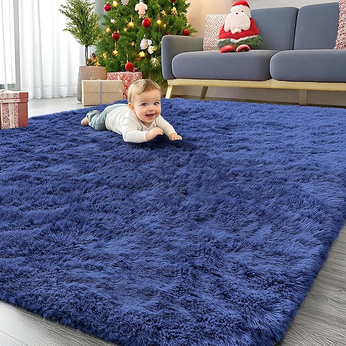 OLANLY 8x12 Machine Washable Large Area Rugs by OLANLY