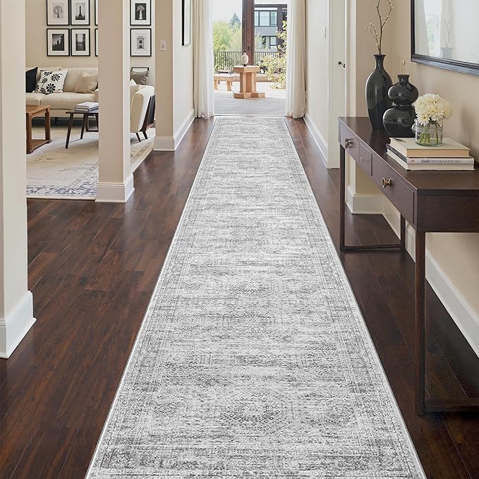 3x20 Washable Runner Rug for Hallway, Non-Slip Long Hallway Runner for Entryway - Image 5