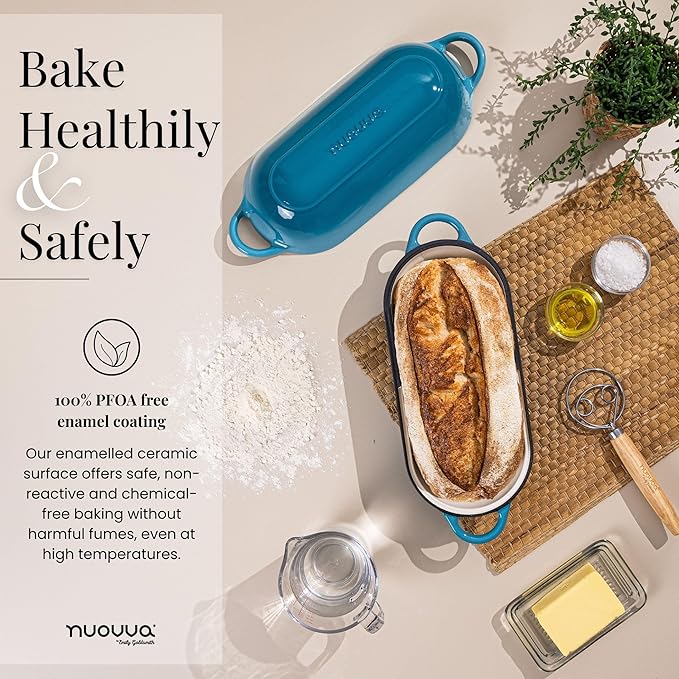 Enamelled Cast Iron Bread Loaf Pot – Dutch Oven