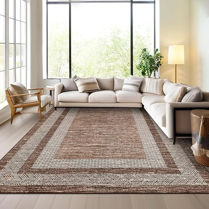 GarveeHome Extra Large Area Rug 10x13 Modern Geometric Rug by GarveeHome