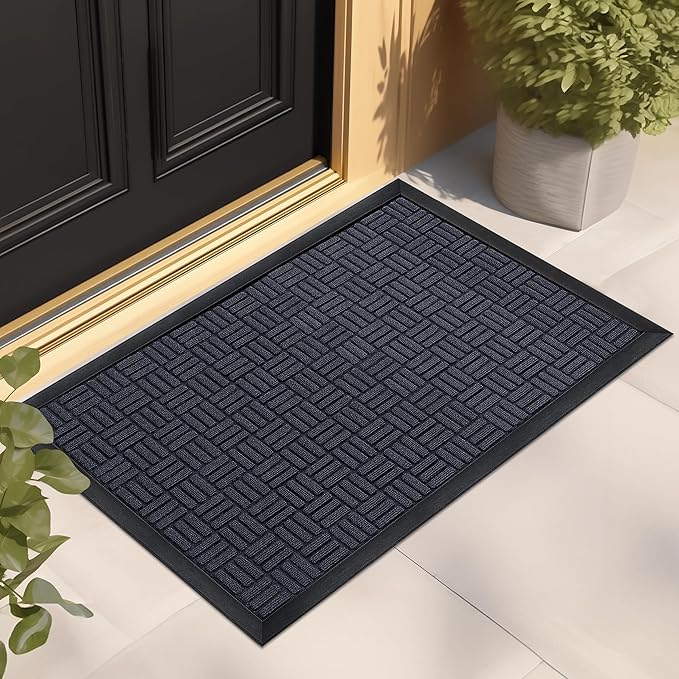 Mibao Front Door Mat, Heavy Duty Durable Welcome Mat by Mibao