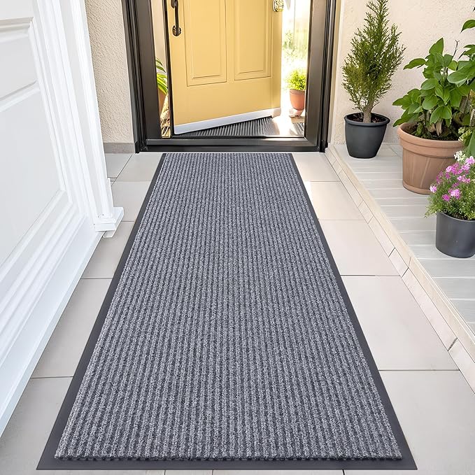 OLANLY Front Door Mat Indoor Outdoor Entrance, Waterproof Heavy Duty Doormat by OLANLY