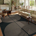 Lahome Enfys Modern Rainbow Easy Jute Rug, 6x9 Area Rugs by Lahome