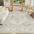 Madane 6x9 Area Rugs for Living Room, Stain Resistant Washable Rugs, Non-Slip by Madane