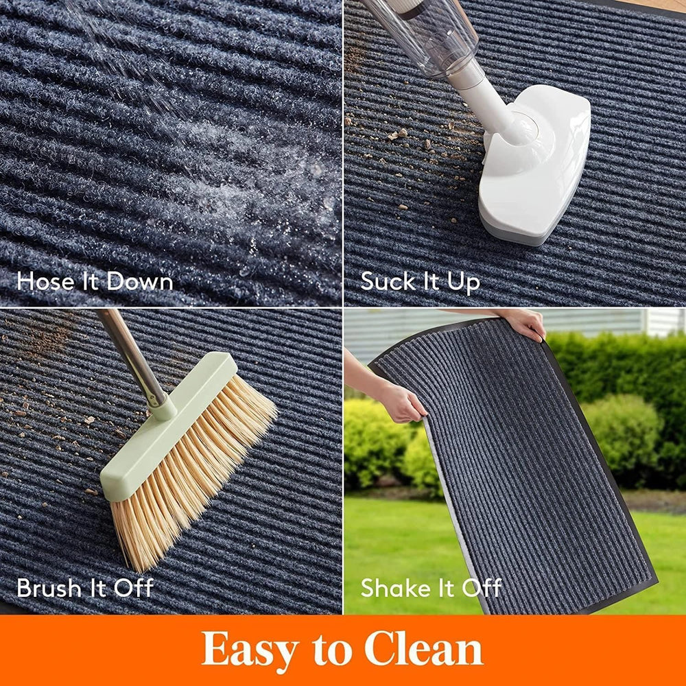 SRDDQLC Commercial Grade Runner Rug Brush Step Entrance Mat 3' x 16.4'...