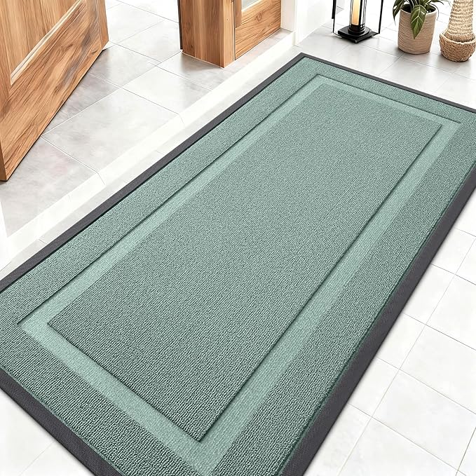 OLANLY Front Door Mat Indoor Outdoor Entrance, Waterproof All-Season, by OLANLY