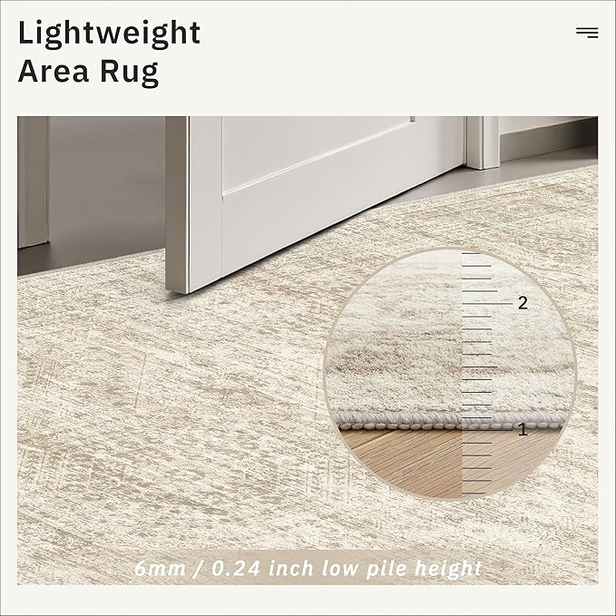 Runner Rug 2x7 Washable Non-Slip Hallway Runner Rugs - Image 7