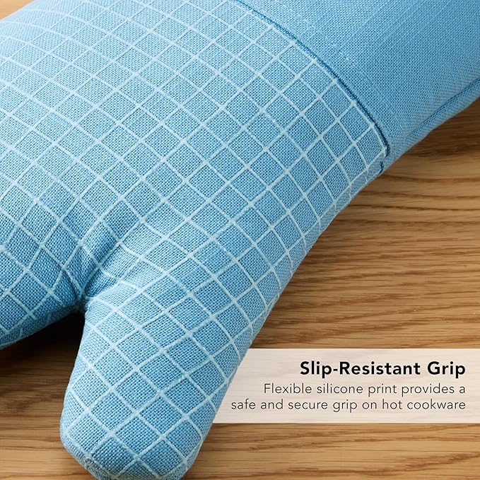 KITCHENAID Gourmet Series Gridlines Oven Mitts 2-Pack Set, Heat Resistant up to - Image 7