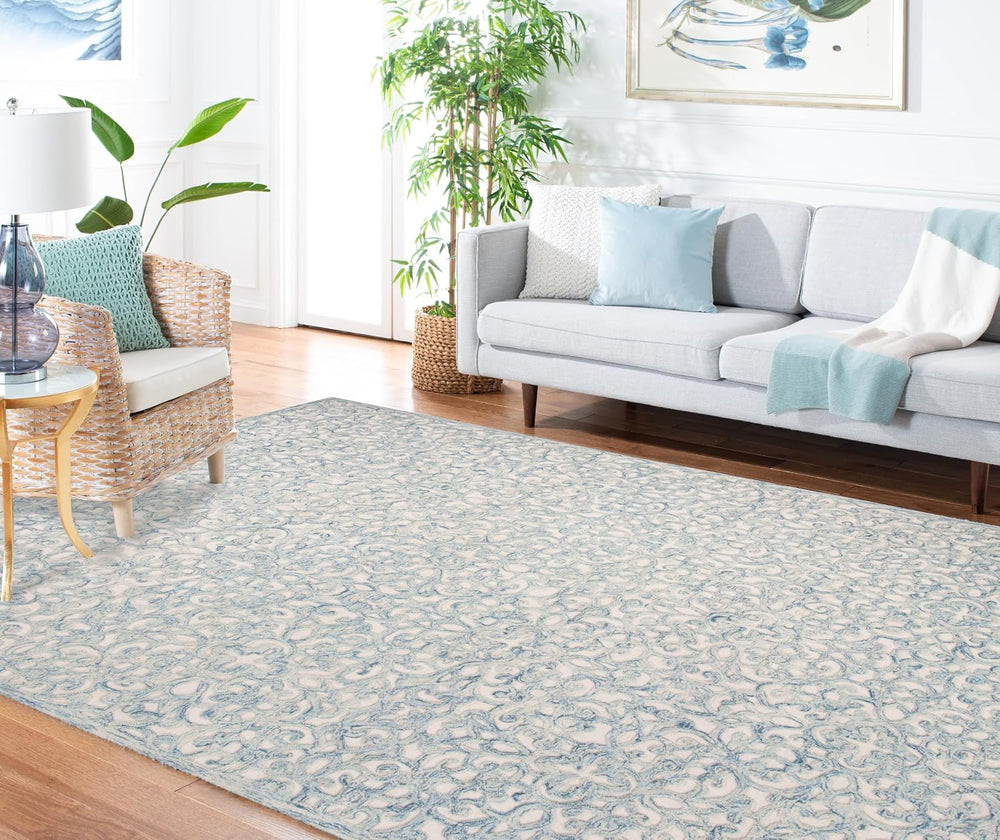 Martha Stewart x SAFAVIEH Area Rug Collection - 9' x 12', Blue & ...