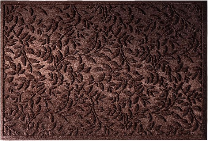 Coffee Brown Leaves Outdoor Indoor Entrance Door mat, Absorbent Durable Heavy - Image 8