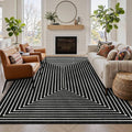 Latte&Fog 5x7 Area Rugs for Living Room Bedroom, Modern Abstract Washable Rug by LatteFog