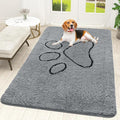 OLANLY Dog Door Mat for Muddy Paws 70x46, Paw Print Design, Absorbs Moisture by OLANLY