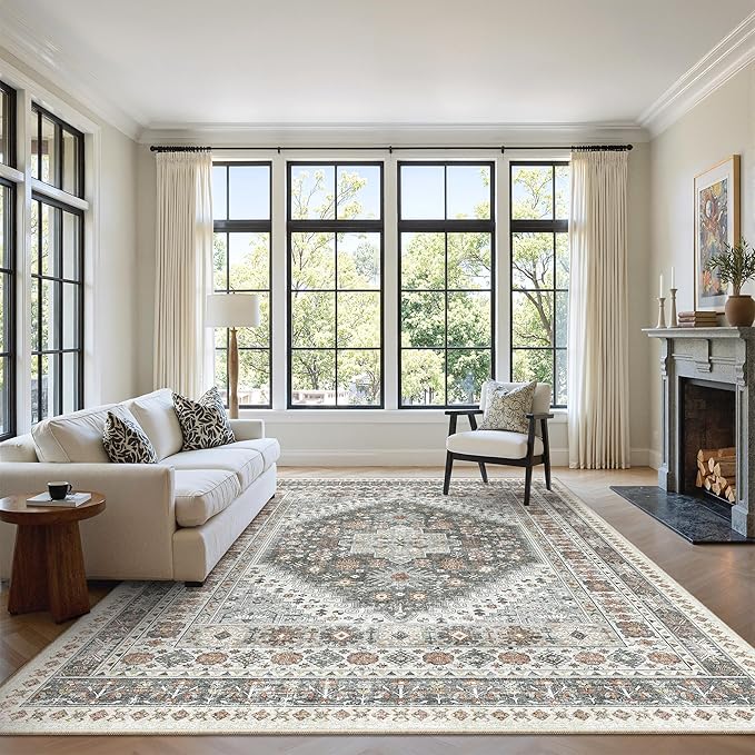 zesthome 6x9 Area Rug, Super Soft Washable Rugs by Zesthome