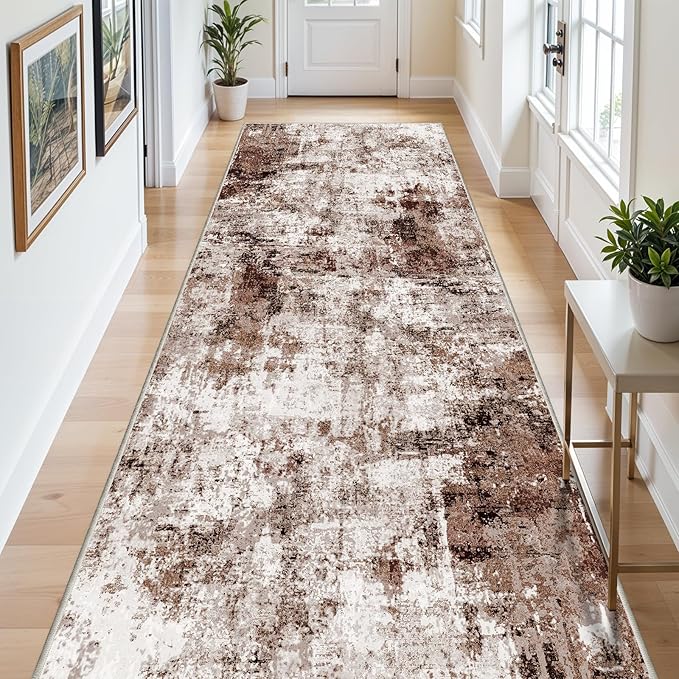 4x8 Wide Washable Runner Rug: Easy-to-Clean Runners by WIEVEDENS