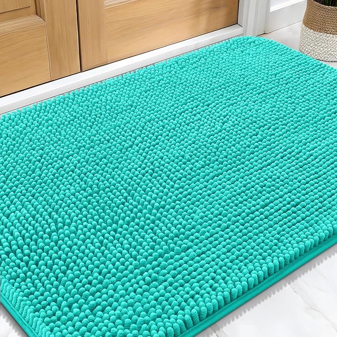 OLANLY Dog Door Mat for Muddy Paws 34x21, Absorbs Moisture and Dirt, Absorbent by OLANLY