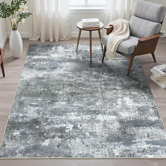 BEIMO Area Rugs 6x9 for Living Room Bedroom, Modern Abstract Machine Washable - Image 2