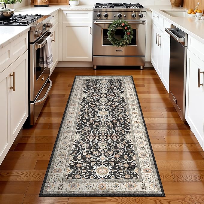 Washable 2x5 Entryway Runner Rug: Stain Resistant Carpet - Image 2