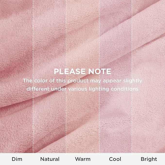 Bedsure Fleece Blanket Twin Blanket Pink - Image 9