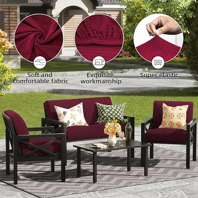 Outdoor Cushion Covers Set, Replacement - Image 3
