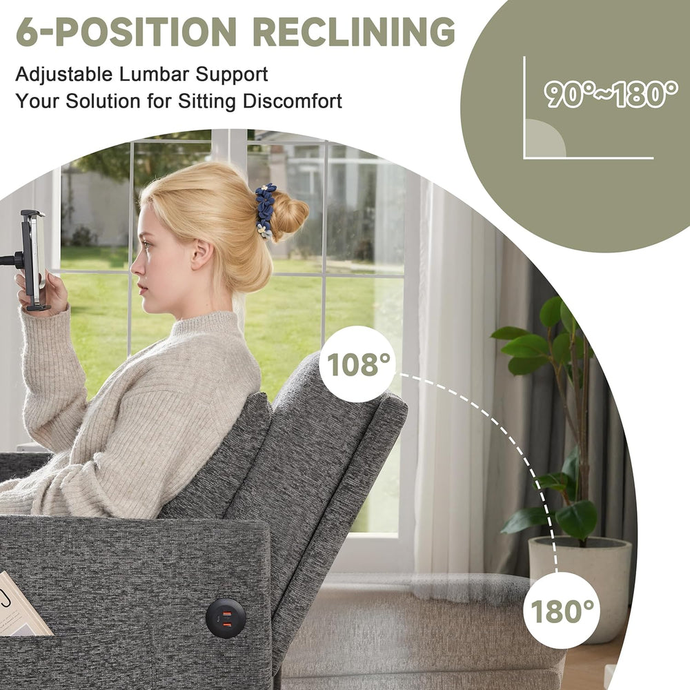 Loveseat Sleeper Sofa Convertible Sofa Bed, Pull out couch, Dark Grey