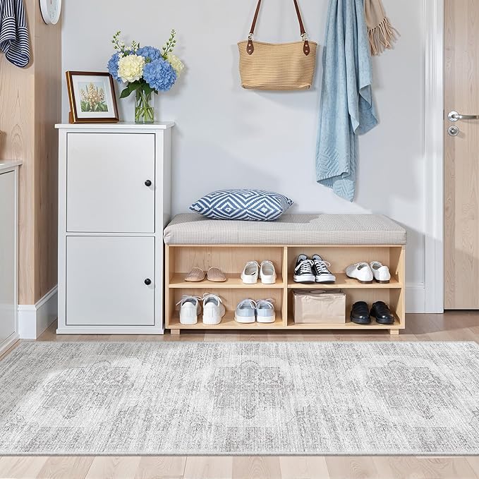 2x6 Runner Rug Non Slip for Entryway, Washable Runners for Kitchen, Soft Thin - Image 4
