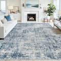 8x10 Area Rugs for Living Room Washable Rug: Anti-Skid Abstract Modern Living by Crority