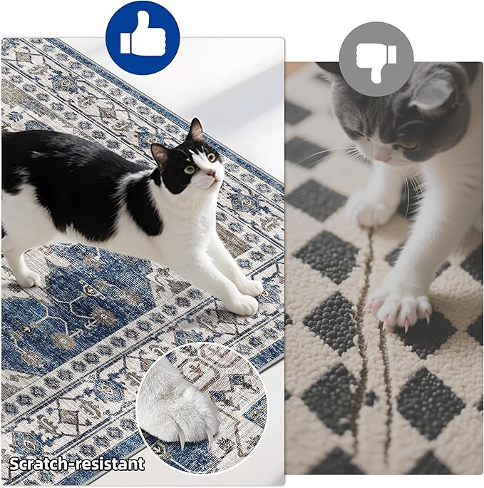 Kitchen Sink Rugs Set 0f 2: Washable Non-Slip Hardwood Floor Mat - Image 7