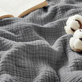 Bedsure 100% Cotton Muslin Throw Blanket Twin XL by BEDSURE