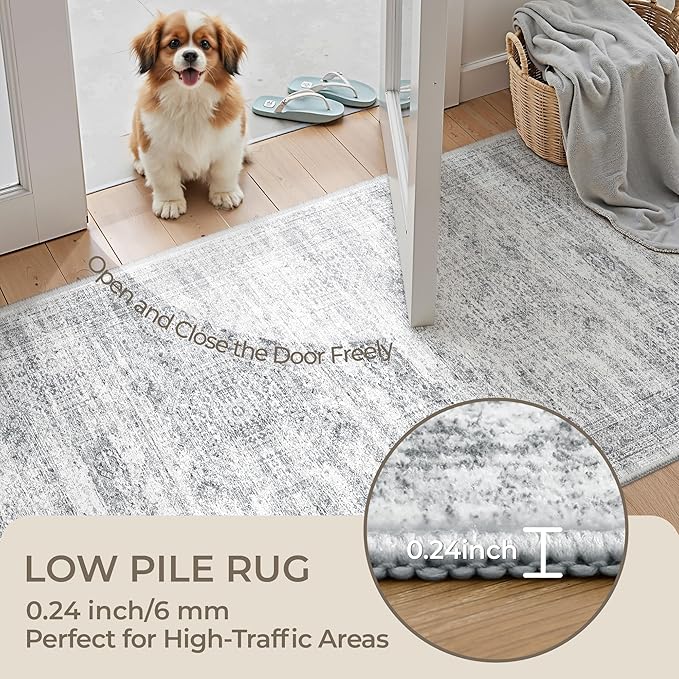 Washable Runner Rug 2.5x16, Non-Slip Long Hallway Runner - Image 6