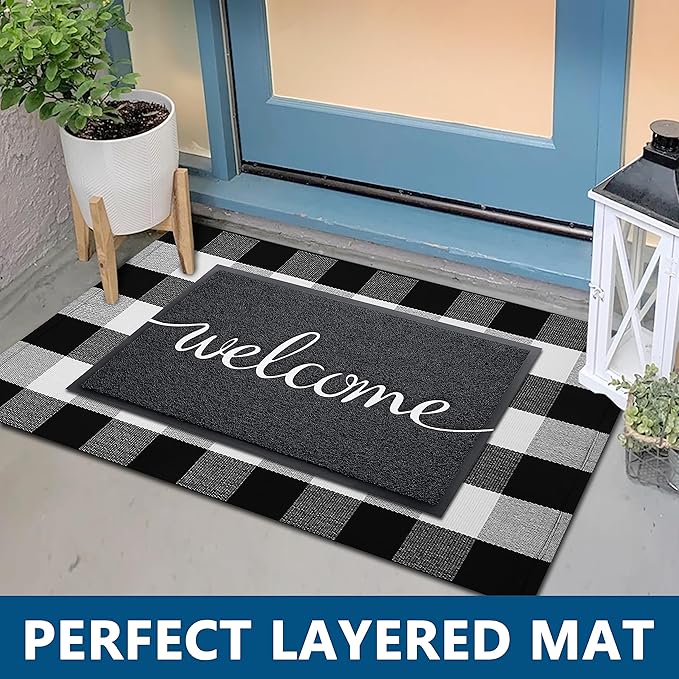 EARTHALL Funny Welcome Mats Outdoor, Front Door Mat - Image 4