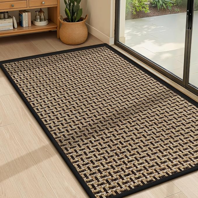 LEKEEPGO Door Mat Indoor Entrance 24"x36", Absorbent Indoor Door Mat, Non Slip by LEKEEPGO