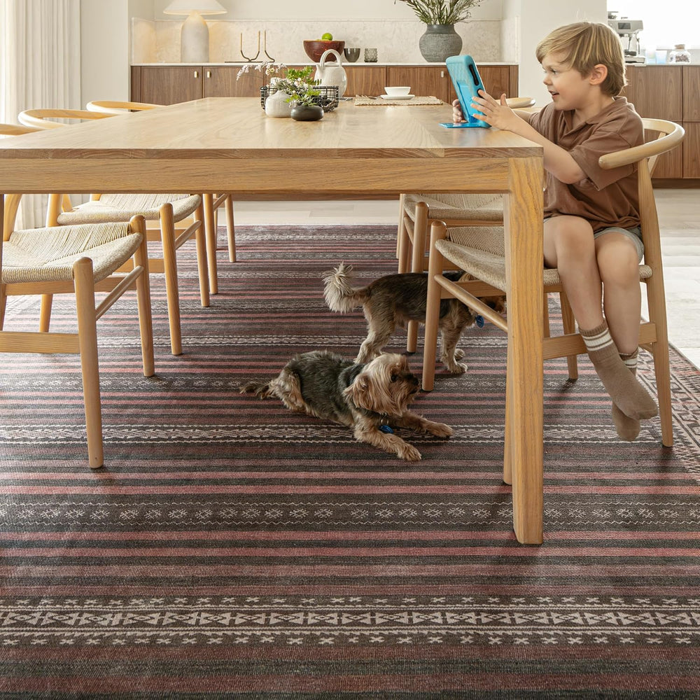 Vibe Stripe Vintage-Inspired Area Rug, 10’ x 14’