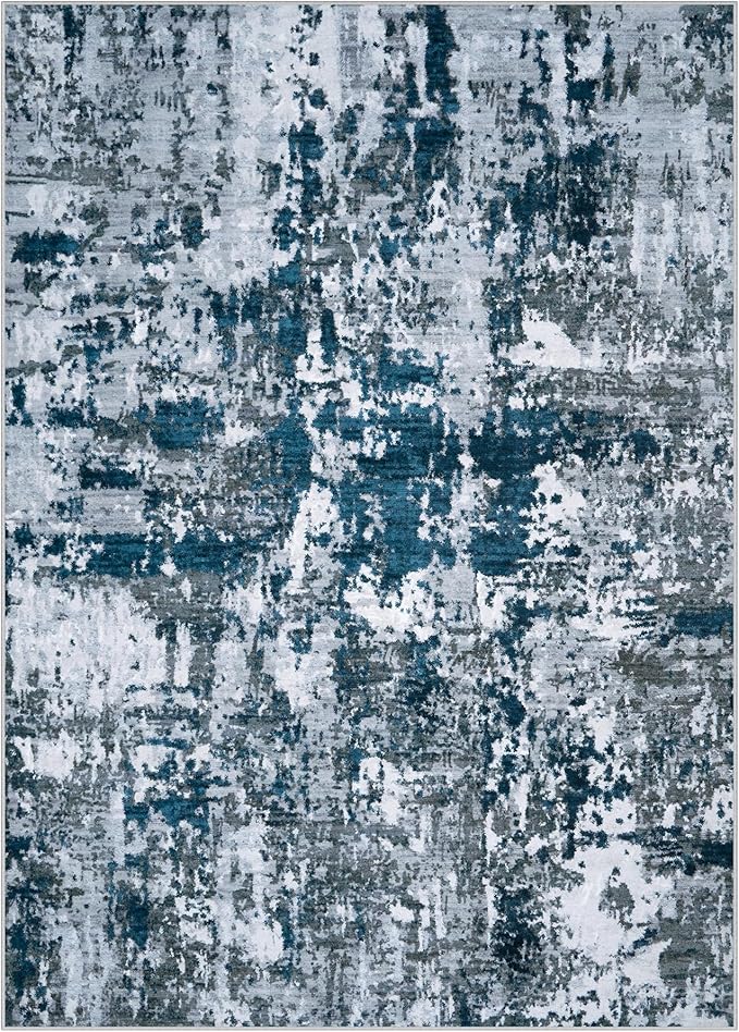 10x14 Area Rugs for Living Room Rug Washable: Abstract Large Rug Indoor Modern - Image 9