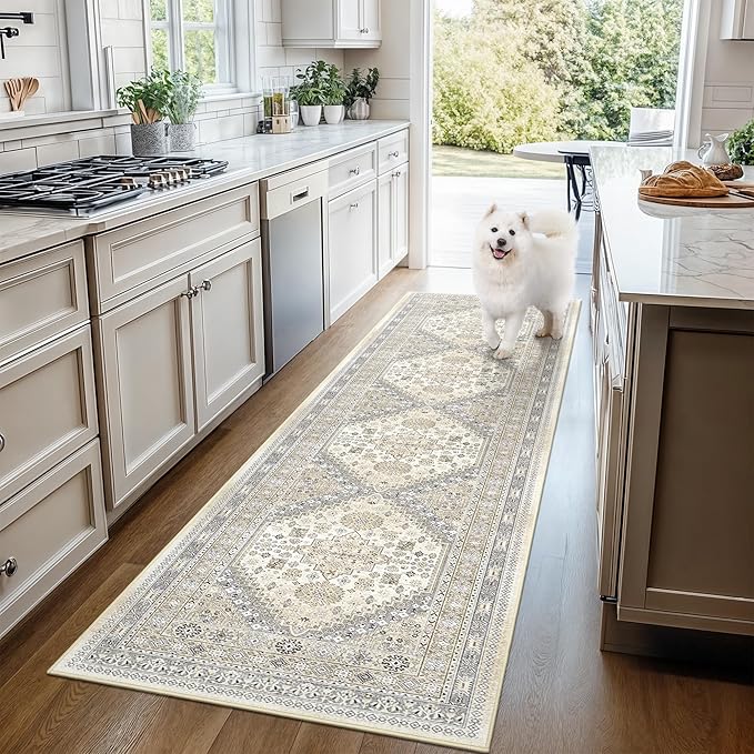 Washable Runner Rug 2.5x16, Non-Slip Long Kitchen Mats - Image 9