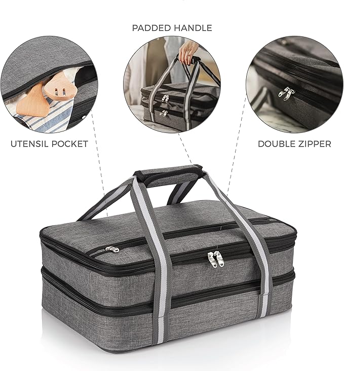 Stack Store Plus More Insulated Casserole Carrier - Image 5