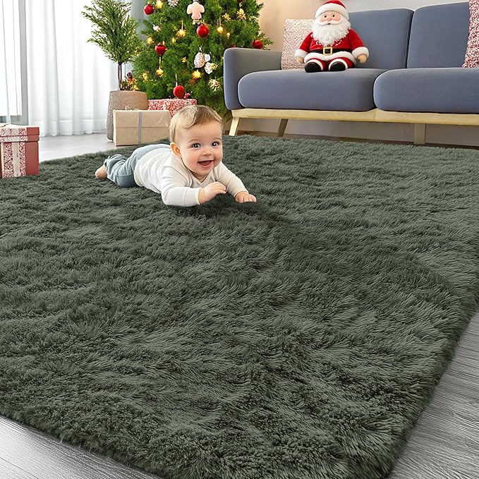 OLANLY 5x7 Machine Washable Large Area Rugs by OLANLY