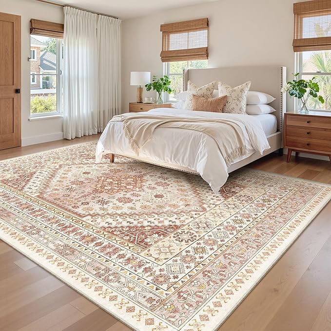 zesthome 8x10 Area Rugs for Living Room, Non-Slip Backing Washable Rugs - Image 9