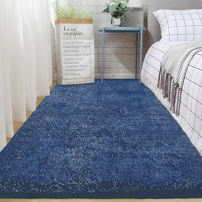2x6 Runner Rug for Bedroom: Fluffy Shag Soft Washable Rugs Small Fuzzy Plush - Image 5