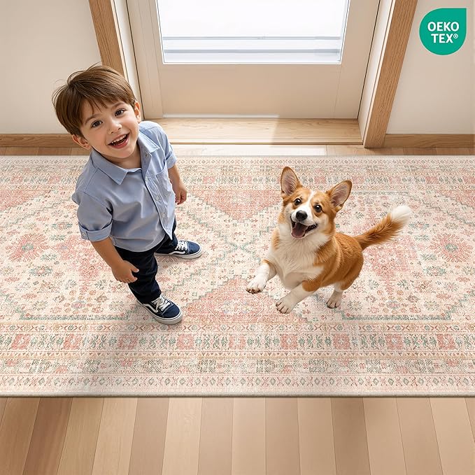 Hallway Runner Rug 2x12, Extra Long Washable Runner Rugs - Image 9