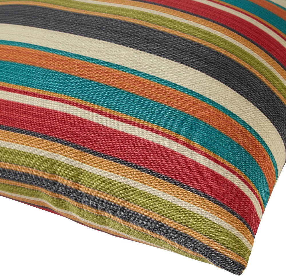Greendale Home Fashions Outdoor 17-inch Square Decorative Throw Pillow, 2-Pac...