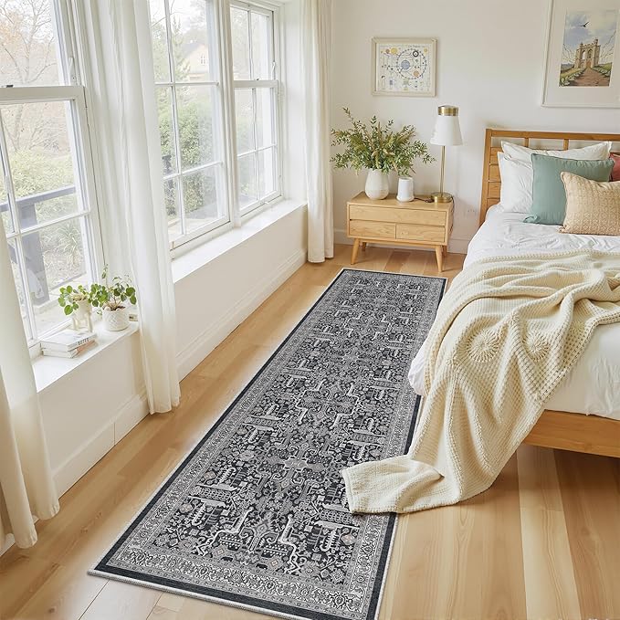 2x6 Hallway Washable Runner Rug - Image 3