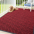 OLANLY Front Door Mat Indoor Outdoor Entrance, Waterproof All-Season, by OLANLY