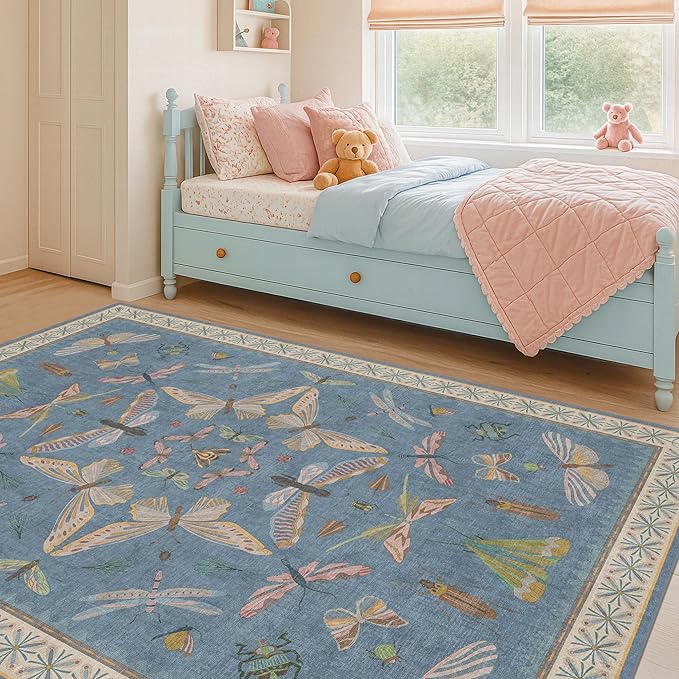 Washable 4x6 Small Rug for Living Room, Area Rug for Kitchen, Large Entryway - Image 3